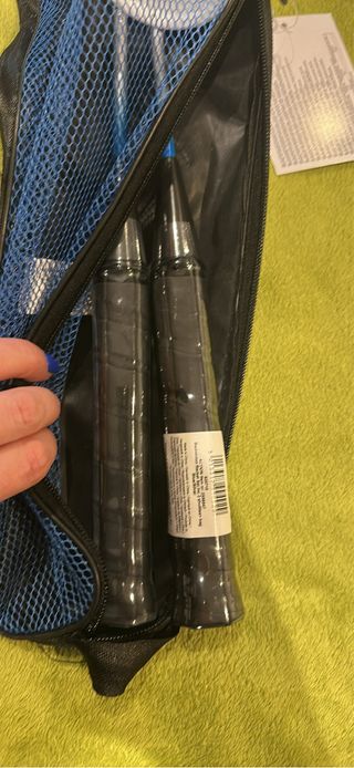 Raquetas de bádminton nuevas con funda