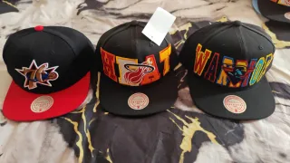 Lote 3 Gorras Planas Mitchell & Ness