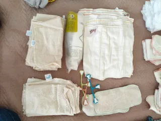 Pack, lote pañales de tela varios modelos