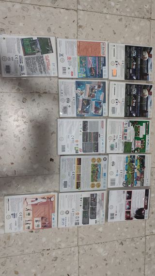 Lote 12 Juegos Nintendo Wii