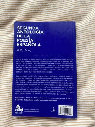 Segunda antología de la poesía española: Edició...