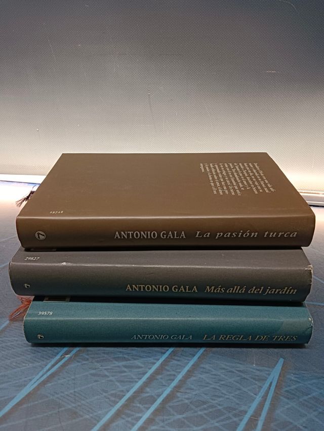 Tres novelas Antonio Gala, Mas alla del Jardin, La pasion turca, La regla de tres