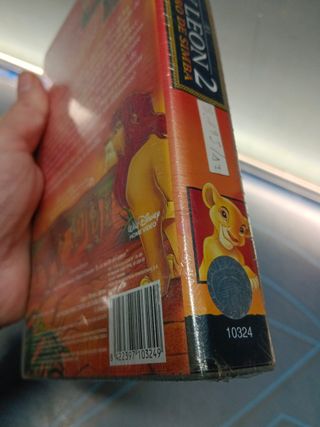 Película VHS , El Rey León 2, El Tesoro de Simba, nueva precintada