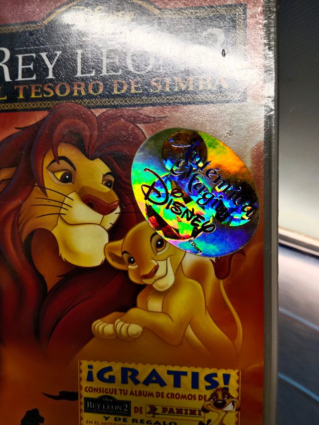 Película VHS , El Rey León 2, El Tesoro de Simba, nueva precintada
