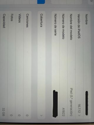 Apple iPad 5ta Gen Plata