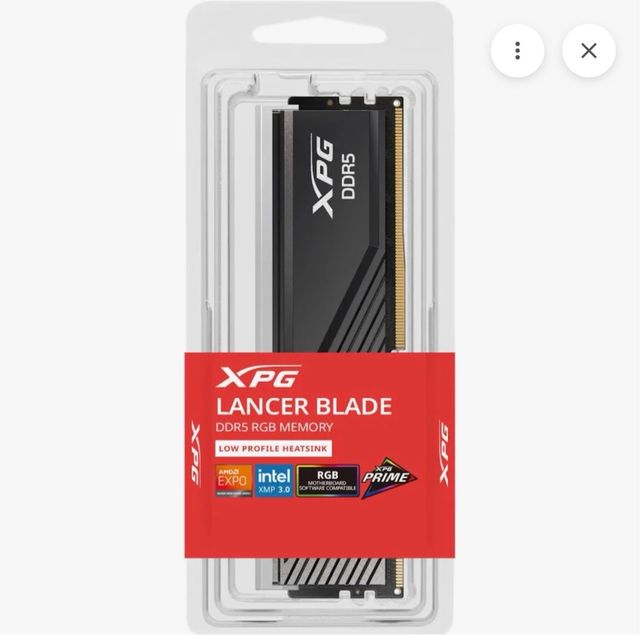 Memoria XPG Lancer Blade DDR5 16GB CL30 6000MHz