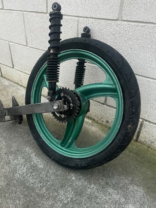 Basculante, Amortiguador y Rueda derbi variant