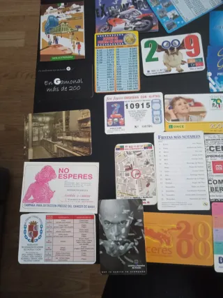 Lote de Calendarios de Bolsillo