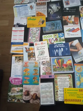 Lote de Calendarios de Bolsillo