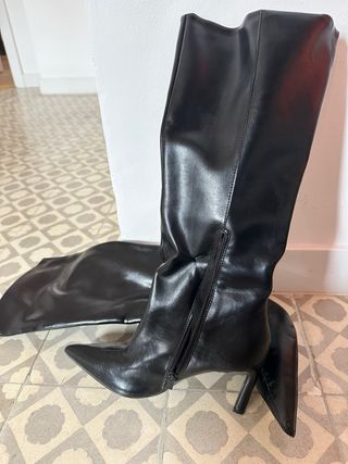 Botines tacón Pull&Bear negros