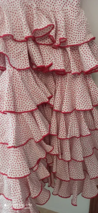 Traje de flamenca con lunares