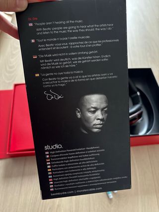 Beats Studio by Dr. Dre Negros
