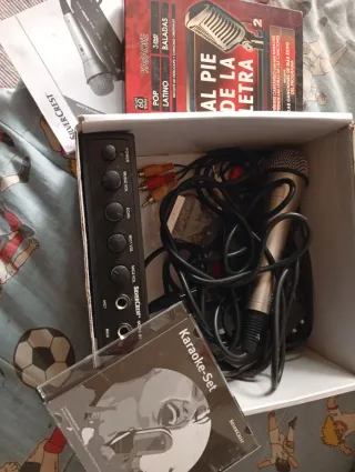 Silver Crest Set Karaoke 2 Micrófonos