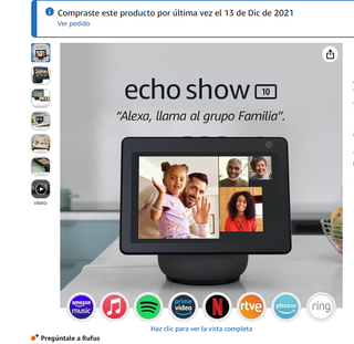 Altavoz Echo Show Negro