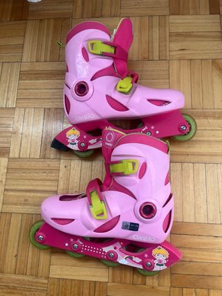 Patines Oxelo rosas talla 34-36