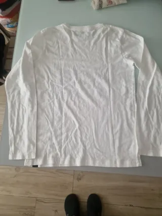 Camiseta Quiksilver manga larga blanca