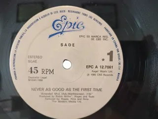 Vinilo Sade Never As Good As The First Time