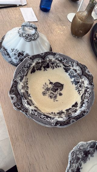 Vajilla Rörstrand antigua 3 piezas