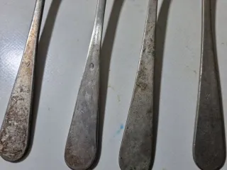 Lote Cubiertos Antiguos Metal