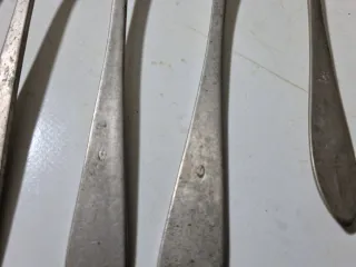 Lote Cubiertos Antiguos Metal