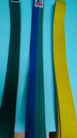 Cinturones Taekwondo Daedo 5 cada uno.