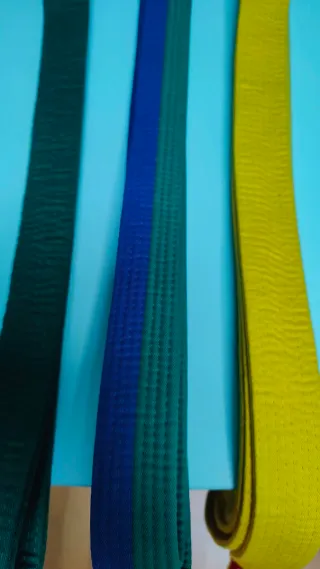 Cinturones Taekwondo Daedo 5 cada uno.