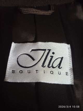 Cappotto Lana Vergine Marrone Taglia 46