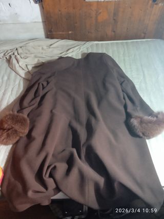 Cappotto Lana Vergine Marrone Taglia 46