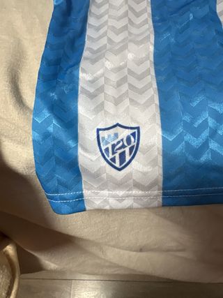 Camiseta Málaga CF Hummel 120 Aniversario
