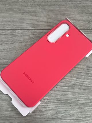 Funda silicona Original Samsung Galaxy S25+ Coral