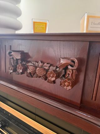 Chimenea eléctrica de madera y cristal