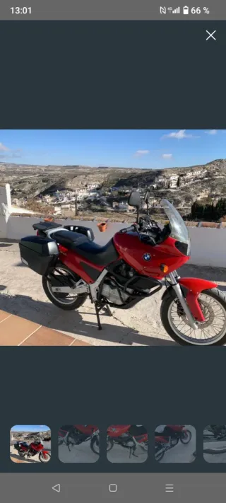 BMW F650 Funduro Roja 1999