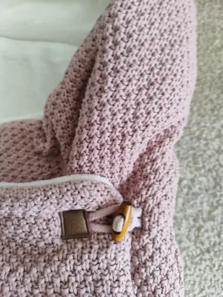 Saco para capazo color rosa