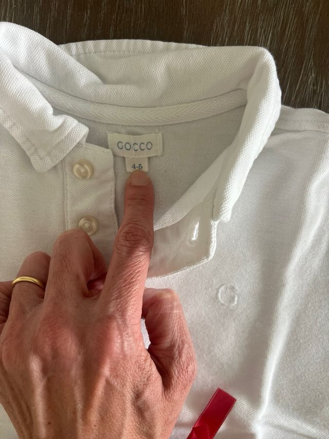 Polo Gocco Blanco Talla 4