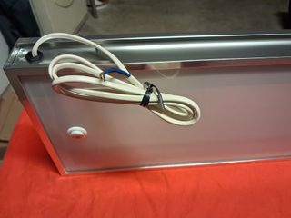 Lampada mensola parete vetro metallo