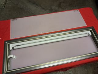 Lampada mensola parete vetro metallo