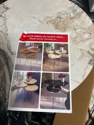 Conjunto de 3 mesitas auxiliares NUEVAS