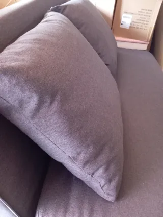 Sofá cama 2 plazas gris