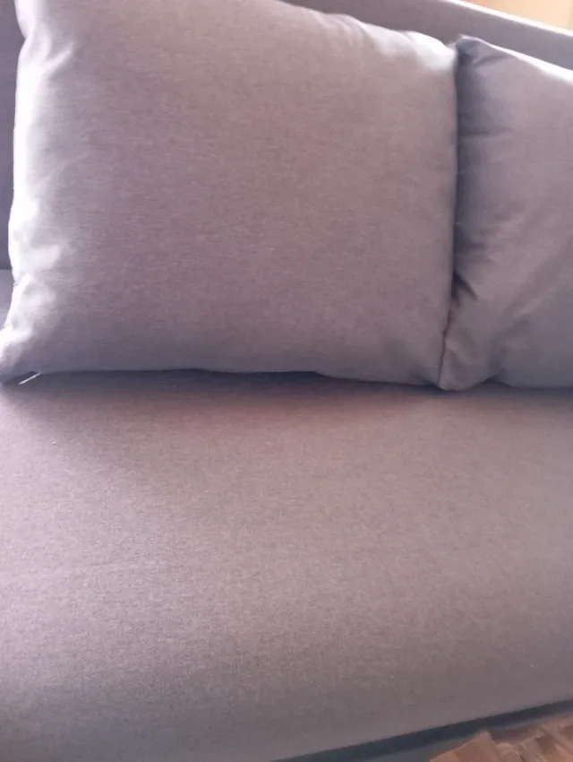 Sofá cama 2 plazas gris