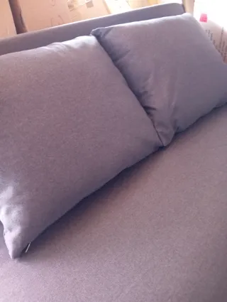 Sofá cama 2 plazas gris