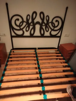 Cama: Estructura, Somier, cabecero y mesitas