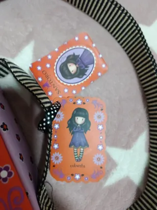 Bolso Santoro Gorjuss Naranja y Morado