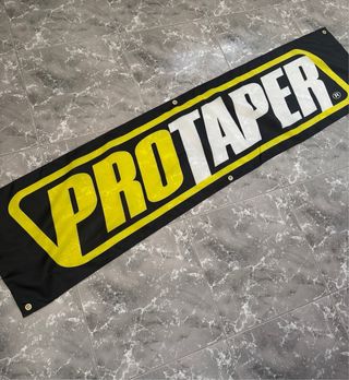 Bandera baner decorativa ProTaper moto logo garaje