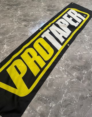 Bandera baner decorativa ProTaper moto logo garaje