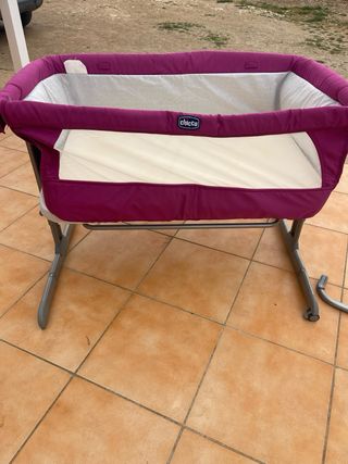 Cuna de colecho morada