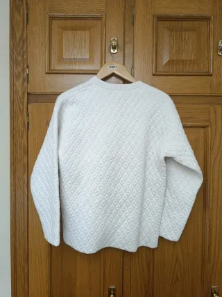 Jersey blanco con estampado de tigre