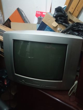 TV CRT Gris - ¡Ideal Retro Gaming!