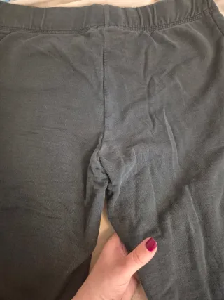 Pantalón Adidas negro algodón talla L sport