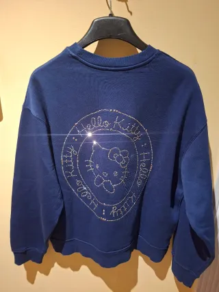 Sudadera Hello Kitty Azul Talla M