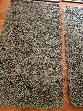 Tappeti da bagno verdi (2 unità)